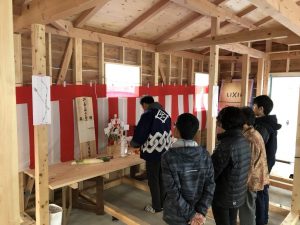 北原工務店　上棟式